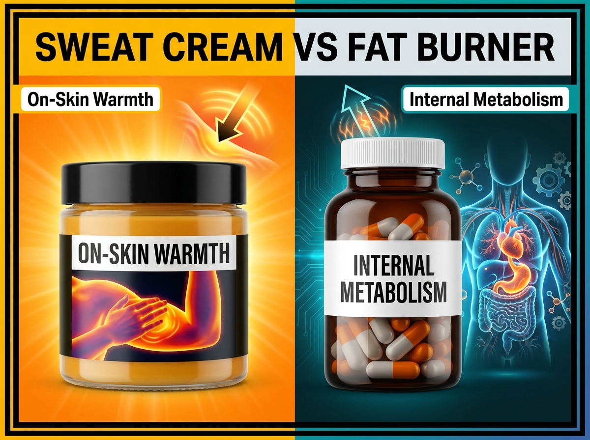 Sweat Cream vs Fat Burner Supplements: Which Works Better?