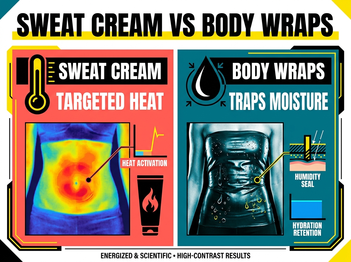 Sweat Cream vs Body Wraps: Which Gets Better Results?
