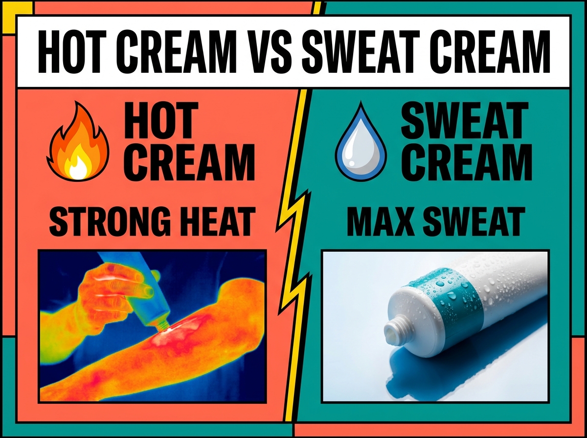 Hot Cream vs Sweat Cream: Which Burns More Calories? (2026 Guide)